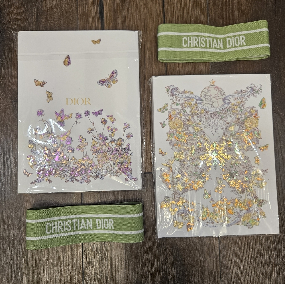 NIP Dior Limited Edition Floral Butterfly Notebook